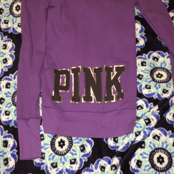 Victoria secret pink hooded thermal - Picture 2 of 2